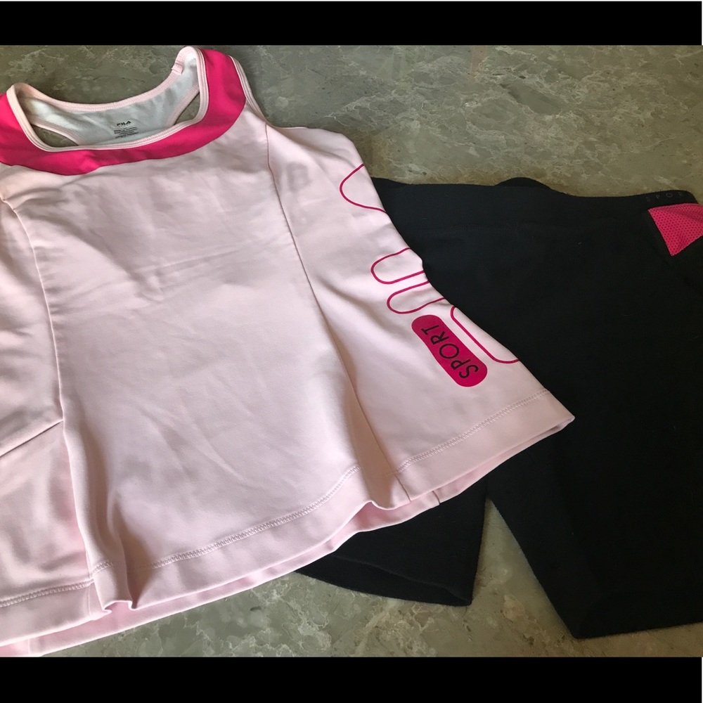 Fila workout outfit